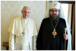 Đức Giáo hoàng Phanxicô gặp Giáo chủ Giáo hội Chính thống Czech và Slovak